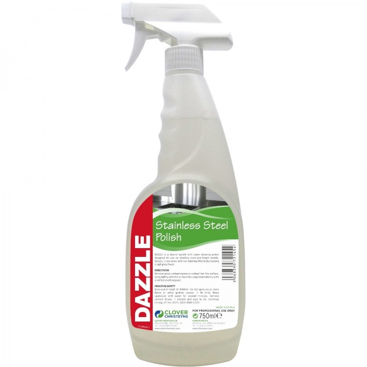 Clover Chemicals Dazzle Stainless Steel Cleaner / Polish (715)
